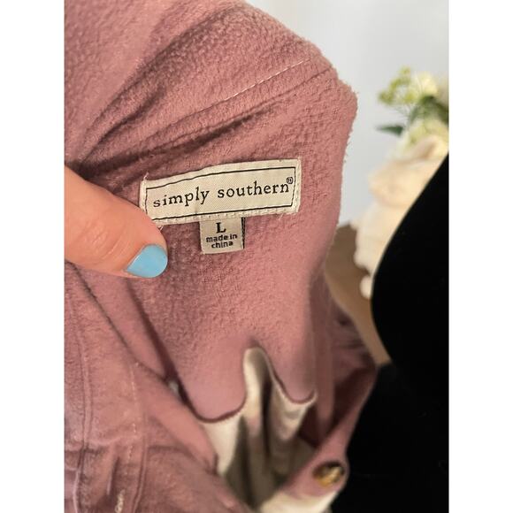 Simply southern fleece button up - Picture 4 of 4